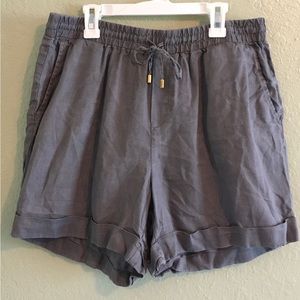 Womens Linen Shorts Size Medium